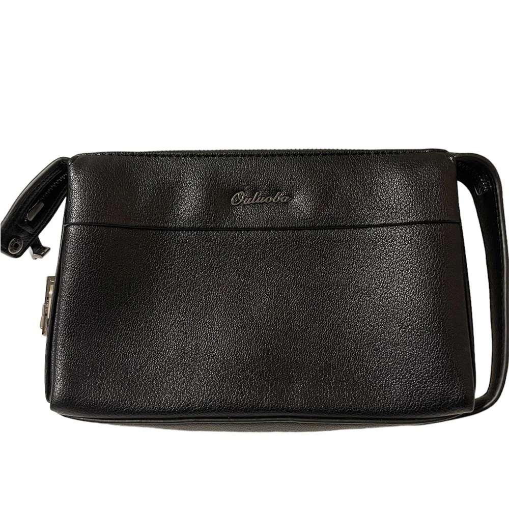 Ouluoba new Men Wrist Clutch Bag with lock